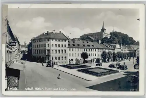 Schleiz A. H. Platz Teichstrasse x