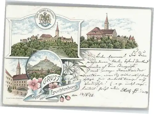 Kahla Thueringen Kahla Thueringen Leuchtenburg x / Kahla Thueringen /Saale-Holzland-Kreis LKR