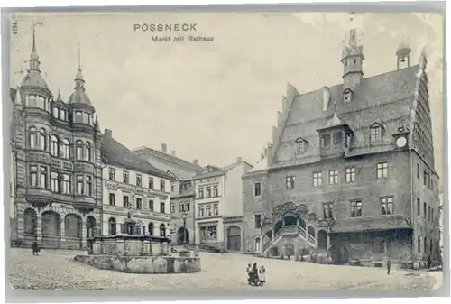 Poessneck Markt Rathaus x