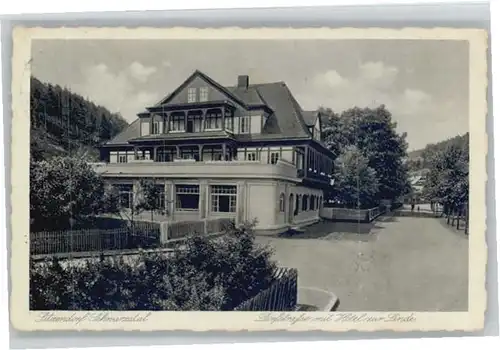 Sitzendorf Thueringen Sitzendorf Dorfstrasse Hotel zur Linde x / Sitzendorf Schwarzatal /Saalfeld-Rudolstadt LKR