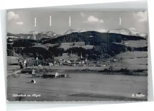 Roethenbach Allgaeu Fliegeraufnahme *