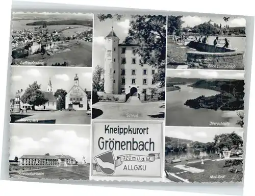 Bad Groenenbach Marktplatz Kneippkurheim Illerschleife Mini Golf Platz *