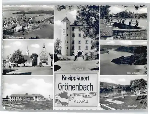Bad Groenenbach Marktplatz Kneippkurheim Illerschleife Mini Golf Platz *