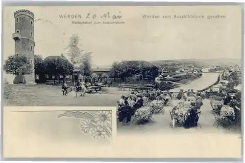 Werden Ruhr Werden Restaurant Aussichtsturm x / Essen /Essen Stadtkreis