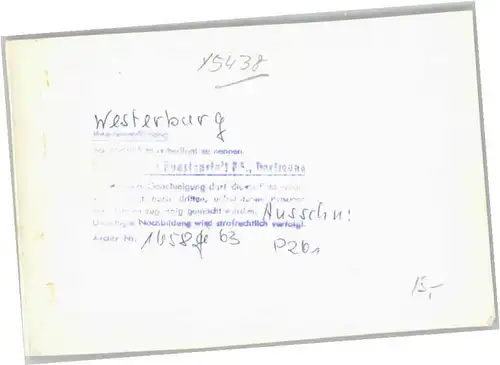 Westerburg Westerwald  *