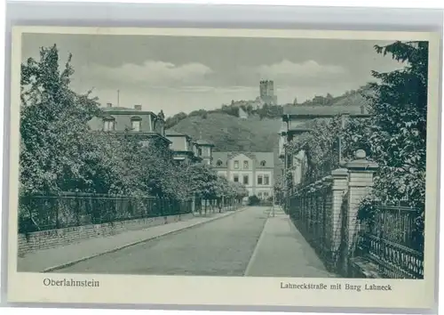 Oberlahnstein Lahneckstrasse Burg Lahneck x
