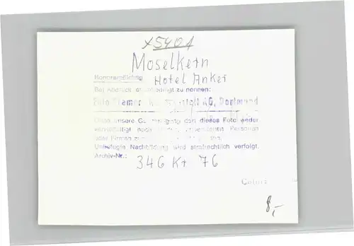 Moselkern Hotel Anker *