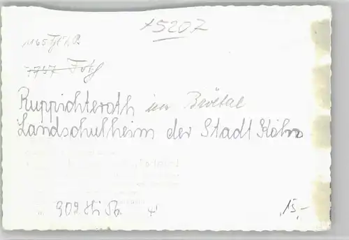 Ruppichteroth Schullandheim Stadt Koeln *