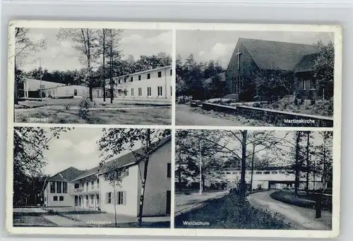 Espelkamp [Stempelabschlag] Internat Martinskirche Altersheim Schule x