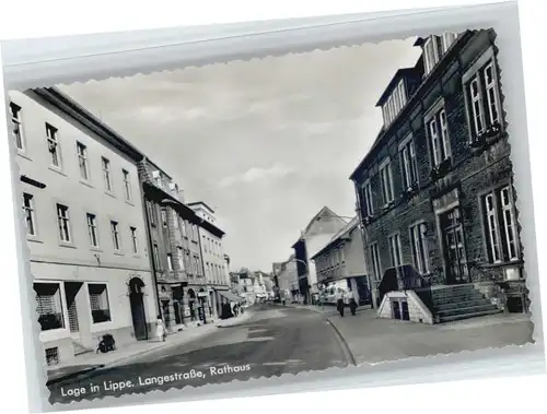 Lage Lippe Langestrasse Rathaus *