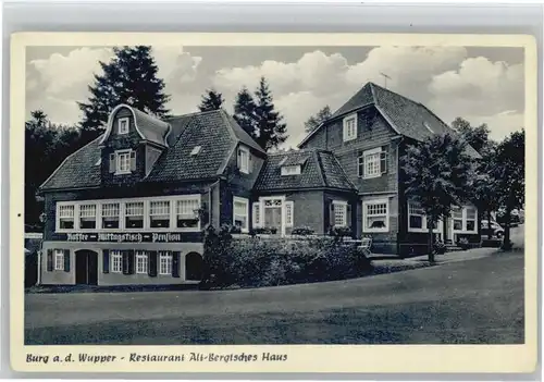 Burg Wupper Restaurant Alt-Bergisches Haus *