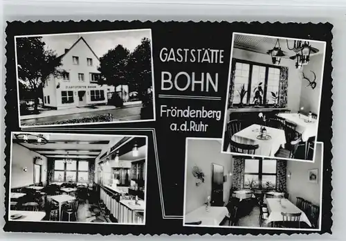 Froendenberg Ruhr Froendenberg Gaststaette Bohn * / Froendenberg/Ruhr /Unna LKR