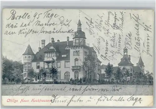 Ohligs Haus Hackhausen x