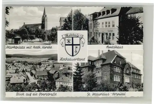 Medebach Amtshaus Oberstrasse St Mauritius Hospital *