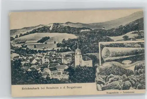 Reichenbach Odenwald Riesensaeule Felsenmeer *