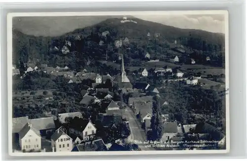 Alsbach Bergstrasse Alsbach Fliegeraufnahme Kurhaus Schlossberg Schloss Alsbach * / Alsbach-Haehnlein /Darmstadt-Dieburg LKR