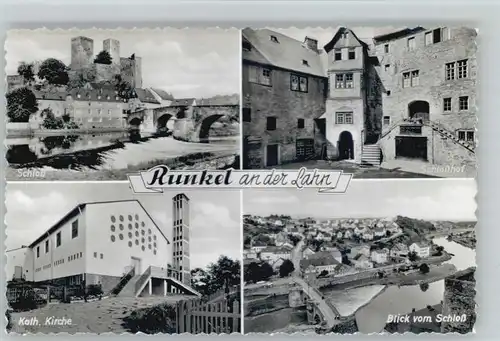 Runkel Lahn Runkel Schloss * / Runkel /Limburg-Weilburg LKR