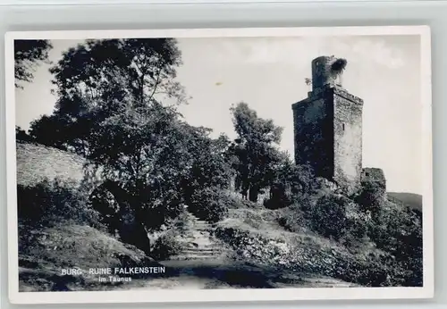 we96031 Falkenstein Taunus Falkenstein Taunus Burg Ruine * Kategorie. Koenigstein im Taunus Alte Ansichtskarten