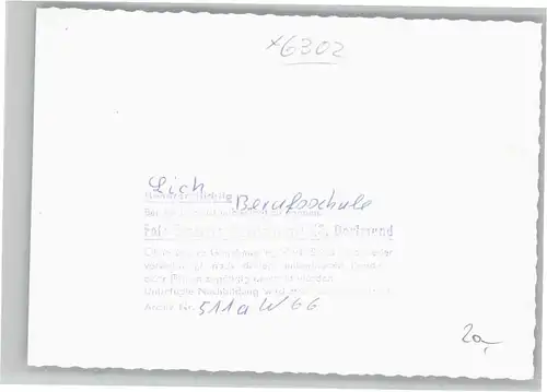 Lich Hessen Lich Berufsschule * / Lich /Giessen LKR