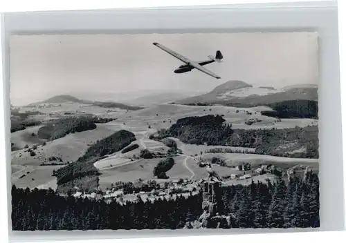 Gersfeld Rhoen Wasserkuppe Fliegerdenkmal Segelflugzeug *