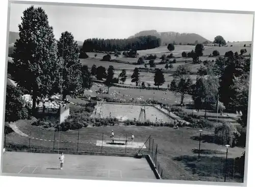 Gersfeld Rhoen Schwimmbad Tennisplatz Kaffeeterrrasse *