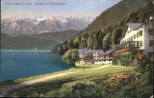 Urfeld Oberbayern Hotel Jaeger Urfeld / Kochel a.See /Bad Toelz-Wolfratshausen LKR
