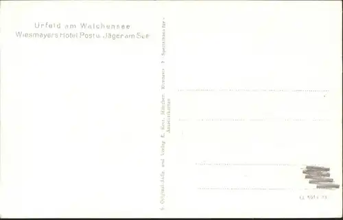 Urfeld Oberbayern Walchensee / Kochel a.See /Bad Toelz-Wolfratshausen LKR