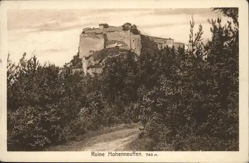 Neuffen Ruine Hohenneuffen / Neuffen /Esslingen LKR