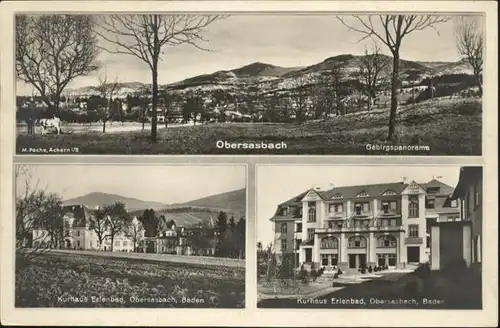 Obersasbach Gebirgspanorama / Sasbach /Ortenaukreis LKR