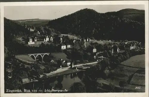 Ziegenrueck Saale Schlossbergstrasse / Ziegenrueck Thueringen /Saale-Orla-Kreis LKR