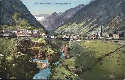 Goeschenen Dammagletscher Bruecke / Goeschenen /Bz. Uri