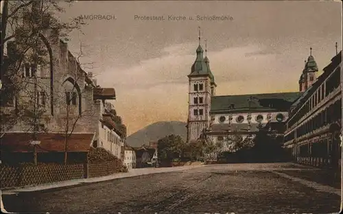 Amorbach Protestant. Kirche
Schlossmuehle / Amorbach /Miltenberg LKR