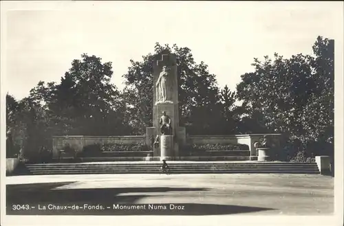 La Chaux-de-Fonds Monument Numa Droz / La Chaux-de-Fonds /Bz. La Chaux-de-Fonds