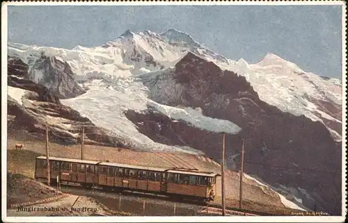 Jungfraujoch Bahn  / Jungfrau /Rg. Finsteraarhorn