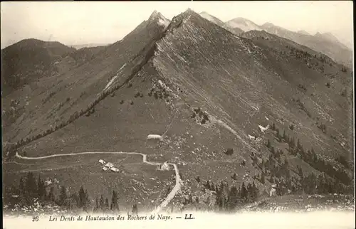 Rochers de Naye Dents Hautaudon / Rochers de Naye /Rg. Montreux