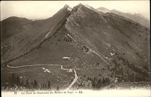 Rochers de Naye Dents Hautaudon / Rochers de Naye /Rg. Montreux