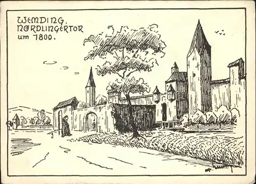 Wemding Nordlingertor / Wemding /Donau-Ries LKR