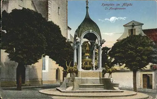 Kempten Allgaeu St. Mangbrunnen / Kempten (Allgaeu) /Kempten Stadtkreis