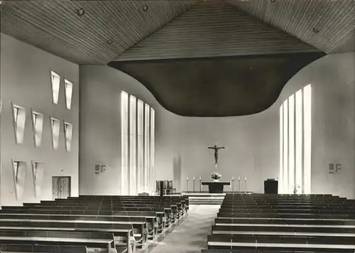 Espelkamp Thomaskirche Mittwald Altar Kreuz / Espelkamp /Minden-Luebbecke LKR