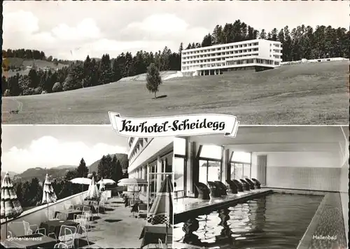 Roethenbach Allgaeu Kurhotel Scheidegg Hallenbad Sonnenterasse / Roethenbach (Allgaeu) /Lindau LKR