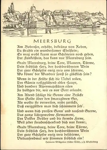 Meersburg Bodensee Spruch Bodensee Hermann Willgalies / Meersburg /Bodenseekreis LKR