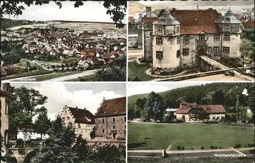 Hardheim Odenwald Schloss Wohlfahrtsmuehle / Hardheim /Neckar-Odenwald-Kreis LKR