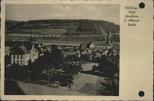 Hardheim Odenwald Erholungsheim St. Albanus-Kirche / Hardheim /Neckar-Odenwald-Kreis LKR