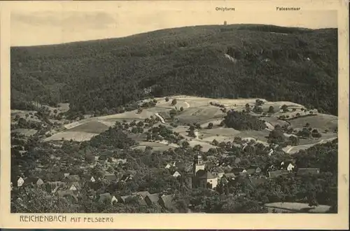 Reichenbach Odenwald Felsberg Ohlyturm / Lautertal (Odenwald) /Bergstrasse LKR