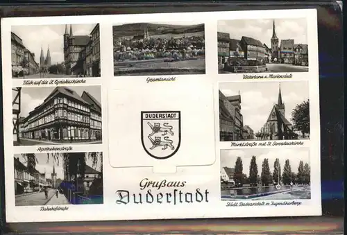 Duderstadt St. Cyriakuskirche
Apothekerstrasse
Leporello / Duderstadt /Goettingen LKR
