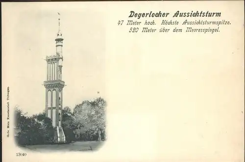 Degerloch Aussichtsturm / Stuttgart /Stuttgart Stadtkreis