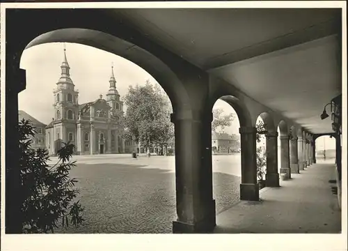 Ludwigsburg Marktplatz Stadt Kirche  / Ludwigsburg /Ludwigsburg LKR