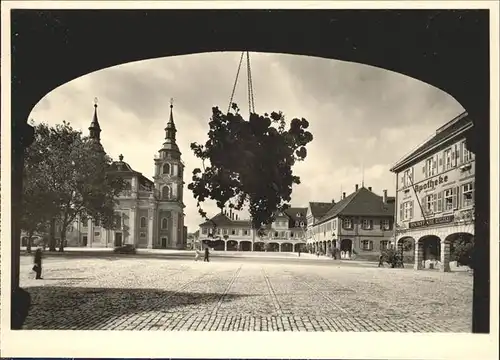 Ludwigsburg Marktplatz Kirche  / Ludwigsburg /Ludwigsburg LKR