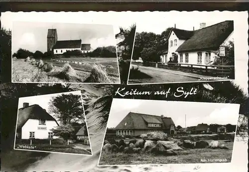 Keitum Sylt Huenengrab Webkate Kirche Klapperscheune / Sylt-Ost /Nordfriesland LKR