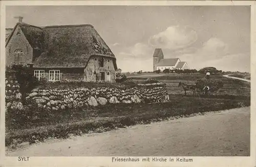 Keitum Sylt Friesenhaus Kirche  / Sylt-Ost /Nordfriesland LKR